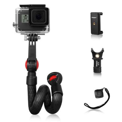 China Waterproof Flexible Digital Camera Hand Grip With Remote Contrpl GoPro Selfie Stick For Phone for sale