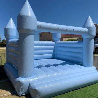 China Rental or Home Use Party Rentals Wedding Jumping Castle Bouncer Inflatable White Bounce House For Sale en venta