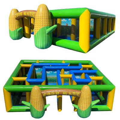 Cina Kids Rental or Home Use 4 Maze For Sale Inflatable Corn Maze Rental Inflatable Corn Maze For Sale in vendita