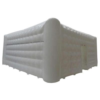 China inflatable white cube tent for rental or home use, inflatable cube booth, inflatable led cube tent for sale à venda