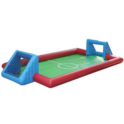 Cina Inflatable Water Use Soap Slide n Slide Rental or Home Football Field Inflatable Soccer Field Inflatable Soccer Field For Sale in vendita