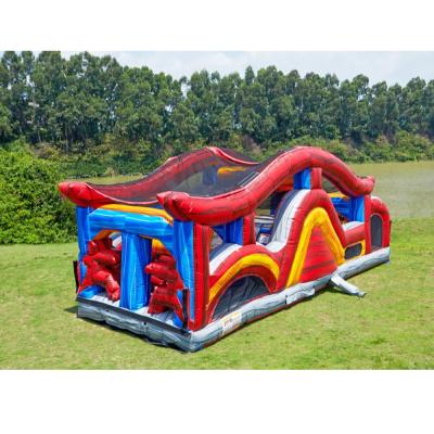 China Rental Or Home Use Inflatable Obstacle Course Rental For Adults Best PZ Shade Inflatable Obstacle Course For Sale Te koop