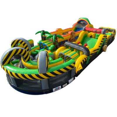 China Commercial Inflatable Troppo Obstacle Course Challenge For Party Rental Or Home Use Use For Sale zu verkaufen