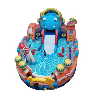 China Rental or home use hot sale inflatable jumping house combo/bouncy castle with slide bouncer playgrounds theme park inflatable trampoline zu verkaufen