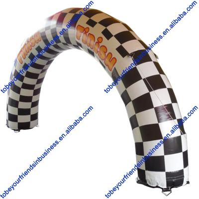 China Rental or Home Use 100% Waterproof Inflatable Curved Arch, Factory Price Inflatable Archway Inflatable Finish Line for sale