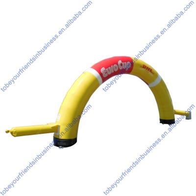 China Rental or home use customized outdoor inflatable arch with removable logo for advertising and sport event en venta