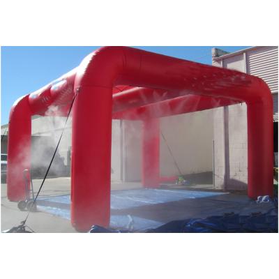 China Rental or home inflatable fog stations tunnel fog disinfection use inflatable fog tent for sale en venta