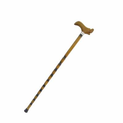 China Durable Age Specific Old Wooden Faucet Crutches Lightweight Non-Slip Retro Crutches for sale