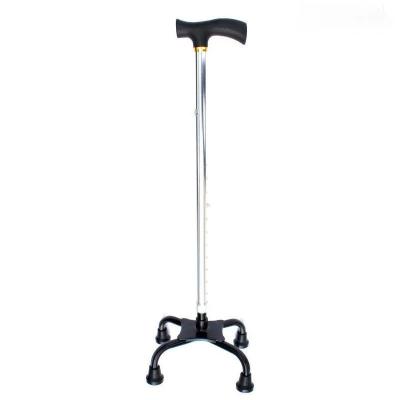 China Goods old crutches thicken adjustable new steel pipe can lift four-phase walking crutches for sale