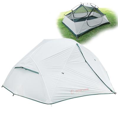 China Portable Double Double Double 20D Silicon Coated Outdoor Camping Four Season Ultra Light Tent for sale