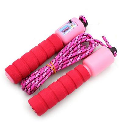 China Factory Price Good Price Adjustable Length Rope Direct Motion Jumping Jump Rope Hemp Counting Skipping Rope for sale