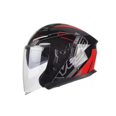 China Certified High Quality Off Road Half Face Light Fashion Dirt Bike Half Face Helmet For Motorbike for sale