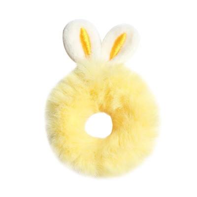 China Hair rope Rabbit Ears Plush Hair Loop Cute Tie Hair Rope High Elastic Headrope Hair Accessories for sale