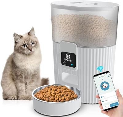 China 3.5L Pet Food Remote Control Feeder Para Perro Gato Alimentador Smart Dispenser Rechargeable Mascota Automatic Auto Automatic Dog Cat for sale