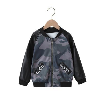 China Hot Sale Waterproof Jackets For Kids Children Custom Baseball Jacket Letterman Leather Jacket for sale