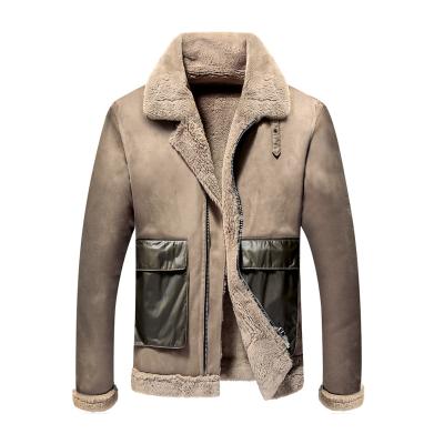 China Wholesale High Quality Custom Made Breathable Mens Jackets Stylish Faux Shearling Jacket Men Winter for sale