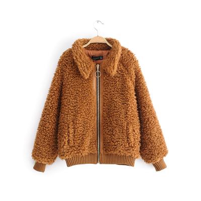 China Wholesale Custom Ladies Winter Faux Fur Collar Thick Ladies Breathable Plus Size Women Coats for sale