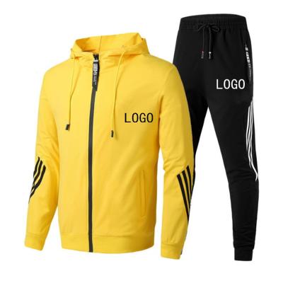 China Plus Size Wholesale Autumn Winter Customized Logo Mens Hoodies Jogging Sweatshirt Zipper Sweatsuit Sportswear Men Tracksuit for sale