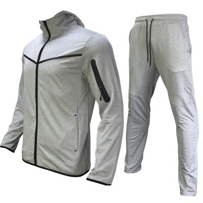 China Fashion Custom Mens Jogging Sweatshirts Men's Fashion Hoodies Set Breathable Tracksuit Hoodies Set To Sew Custom Logo Tracksuit for sale