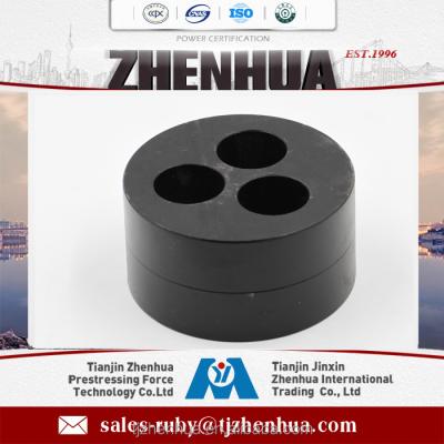 China 3 Hole Anchor Steel Prestressed Block For Bridge Concrete Construction for sale