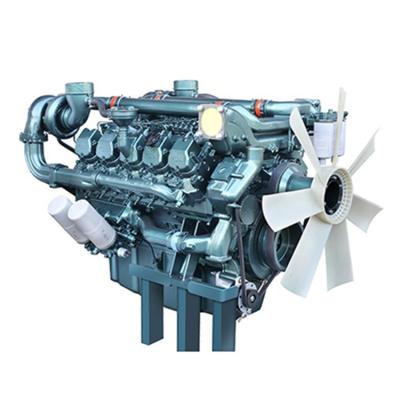 China 612kw 1500rpm 10 cylinders engine original Doosan DP180LB water cooled diesel engine for generator for sale