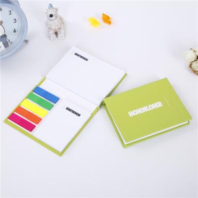 China Custom Eco-Friendly High Quality Self Adhesive Hardcover Book Self Adhesive Memo Pad Sticky Notepad for sale