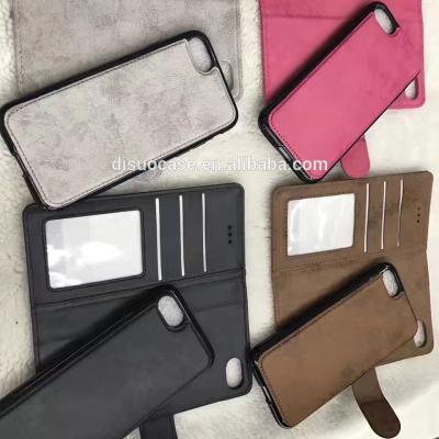 China Fashionable Detachable Protector Cover Wallet Case For IPHONE 9 X / 9PLUS Two Leather Cover / In One for sale