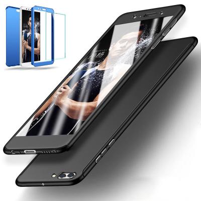 China TPU+PC For Huawei Y5Y5 Prime 2018 360 Degree Protect Hybrid Case + Tempered Glass Cover Skin Mobile Case For Huawei P20pro P20 lite for sale