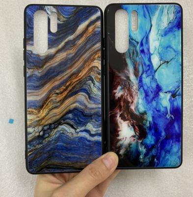 China Luxury Marble TPU+PC Phone Case For REALME3 PC Soft Edge Coque Case Agate Silicone Glass Back Cover F11 PRO For OPPO F11 K3 REALME X for sale