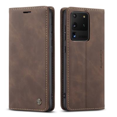 China 2020 High Quality Phone Cover Wallet Case For Samsung galaxy s20 s20plus s20ultra Magnetic Leather Case for sale