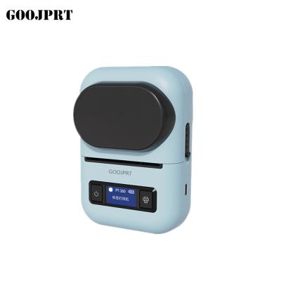 China Smart Thermal Label Printer Bluetooth-Compatible Business Barcode Label Price Tag Cable Wireless Sticker Printer for sale