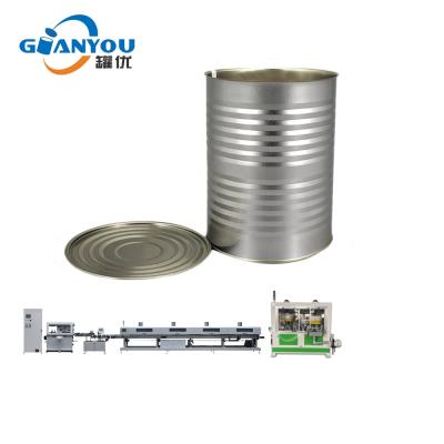 Cina D99 Food Round Food Tin Can Making Machine Automatic Tin Packing Cans Production Line For Food in vendita