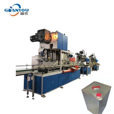 China Other Square / Oil Tin Can Making Machine , Automatic Production Line for sale