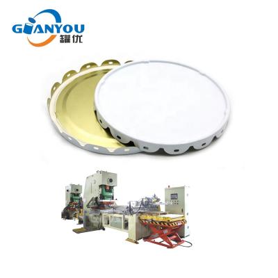 China Pail Lid Cover Automatic Pail Lid Press Tin Can Making Machine End Chemical Production Line for sale