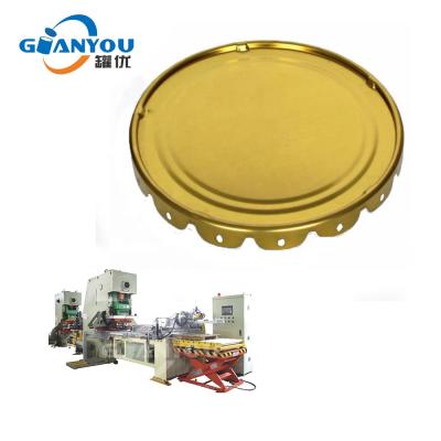 China Turkey Pail Lid Tin Can Making Machine Metal Bucket Cap Lid Chemical Production Line en venta