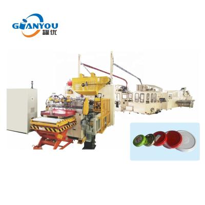 Cina Automatic Beverage Twist Off Hook Cap Making Machine Production Line For Glass Bottle Jar in vendita