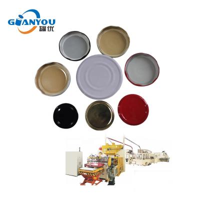 Cina Other Twist Off Metal Hook Cap Making Machine Glass Bottle Jar Production Line in vendita