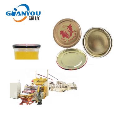 China Other SKO Automatic Cap Food Hook Tin Can Cap Making Machine Twist Off Cap Production Line en venta