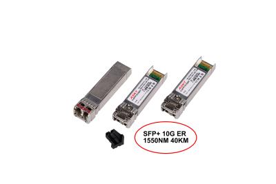 China ER 40km SFP+ Network Transceivers 1550nm Wavelength 100% Compatible for sale