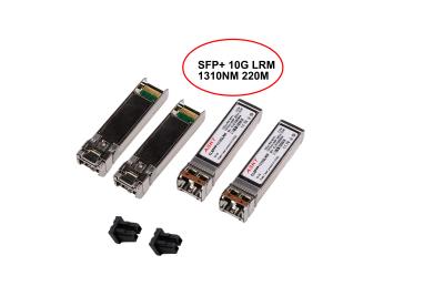 China LRM Gigabit Ethernet SFP+ Optical Transceiver , HP SFP Modules 220M Reach for sale