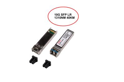 Cina 3,3 ricetrasmettitore ottico di volt 1310nm 10G SFP, fibra - ricetrasmettitori ottici in vendita