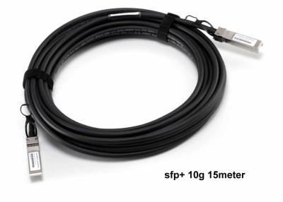 China 15 Meter Active SFP+ Direct Attach Cable / SFP Optical Cable Full Compatible for sale