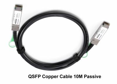 China 3.3V 10M QSFP + Copper Cable , QSFP Breakout Cable 3 Years Warranty for sale