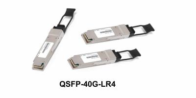 中国 40gbase-lr4 SMF QSFP+ 繊維光学モジュールのトランシーバー 3.3V10km の間隔 販売のため