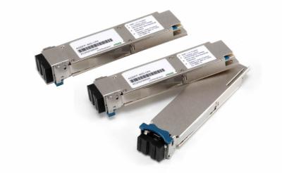 China IR4 1310nm 2km QSFP + transceptor Infiniband QDR RDA da fibra do único modo à venda