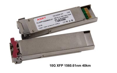 China Optischer Transceiver DWDM 10G XFP, fiberoptischer Transceiver 1560.61nm 40km zu verkaufen