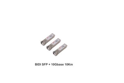 Cina ricetrasmettitore ottico di 10Gbase 10Km SMF BIDI, modulo del ricetrasmettitore di SFP+ in vendita