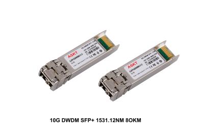 China Gewohnheit 1531.12nm DWDM SFP + Spitzengehäusetemperatur des Transceiver-75°C zu verkaufen