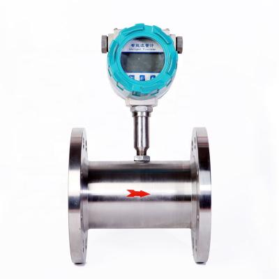 China Intelligent LCD Display Flow Meter Water Turbine Flow Meter For Liquid LWGY for sale