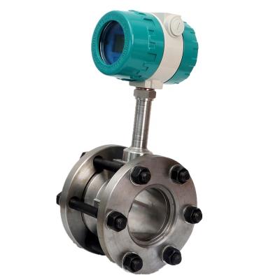 China High Accuracy 4-20mA Digital Vortex Flow Meter For Helium LUGB for sale